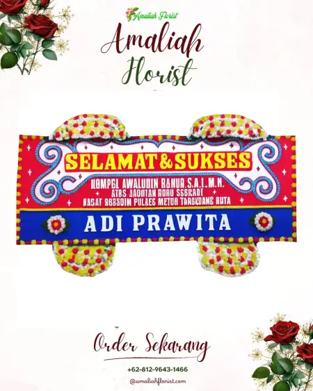 Papan Bunga Ucapan Selamat Lambu