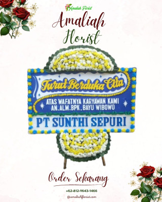 Papan Bunga Duka di Lambu
