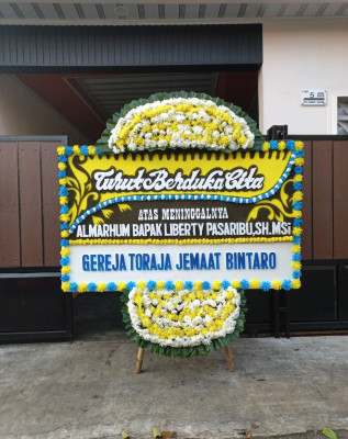 Papan Bunga Duka di Lambu