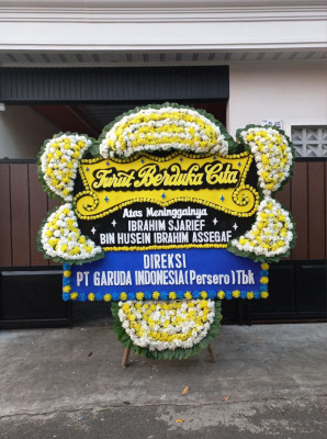 Papan Bunga Duka di Lambu